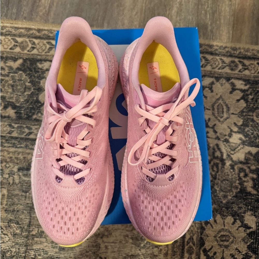 Mach 6 pink lemonade twilight hokas